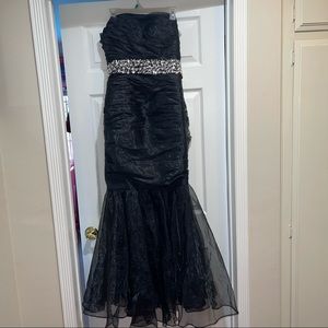 Black Long Mermaid Dress